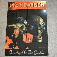 BANNER IRON MAIDEN Angel Gambler tecido pôster bandeira tapeçaria 41 X 30 Eddie comprar usado  Enviando para Brazil