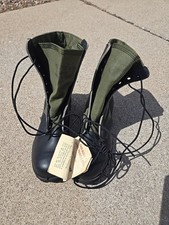 Botas de combate vintage verde selva exército militar dos EUA proteção contra espinhos verde tamanho 7,5 R comprar usado  Enviando para Brazil