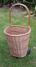 Wicker shopping trolley for sale  NOTTINGHAM