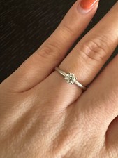 Bague solitaire fiancailles d'occasion  Bruges