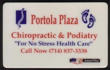 5m Portola Plaza Chiropractic & Podologia (California) a Prova Telefono Card comprar usado  Enviando para Brazil