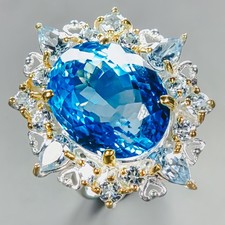 Anel topázio azul natural cor superior 29 quilates prata esterlina 925 tamanho 9 /R438261 comprar usado Anel topázio azul natural cor superior 29 quilates prata esterlina 925 tamanho 9 /R438261 comprar usado  Enviando para Brazil