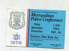 1978 nypd pba for sale  Cedarhurst