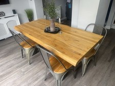 Solid oak dining for sale  BROMSGROVE