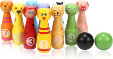 Wooden bowling set for sale  BELVEDERE