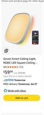 Luminária de teto inteligente Govee 2 peças  comprar usado  Enviando para Brazil