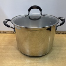 Usado, Panela Tramontina profissional de aço inoxidável 8 qt com tampa de vidro comprar usado Usado, Panela Tramontina profissional de aço inoxidável 8 qt com tampa de vidro comprar usado  Enviando para Brazil