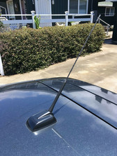 Usado, Antena de 16 polegadas preta mastro de borracha rádio AM/FM para Ford Fiesta 2011-2019 comprar usado  Enviando para Brazil