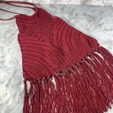 Usado, Bolsa de ombro Armani Exchange de crochê com franja bolsa de praia boho comprar usado  Enviando para Brazil