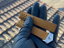 20 22 24 mm pulseira de couro marrom camurça ajuste relógio Tag Heuer fivela fecho pinos, usado comprar usado  Enviando para Brazil