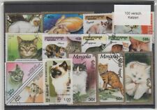 100 verschiedene Briefmarken Katzen Hauskatzen  Kitten cats gato comprar usado  Enviando para Brazil