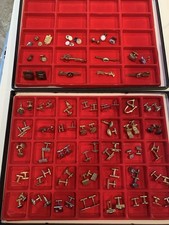 De colección Swank Hickock Anson Más Gemelos Corbata Tachuelas Clips Otros segunda mano  Embacar hacia Mexico