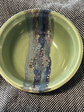 Tigela de sobremesa de cerâmica feita à mão Neher Clay in Motion verde/azul fluxo 2011 comprar usado Tigela de sobremesa de cerâmica feita à mão Neher Clay in Motion verde/azul fluxo 2011 comprar usado  Enviando para Brazil