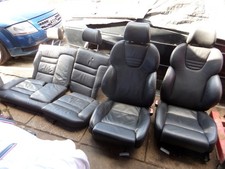 Audi black leather for sale  STOKE-ON-TRENT