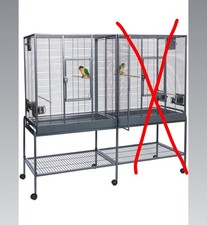 Rainforest cages double for sale  NOTTINGHAM