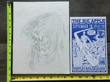 KISS Psycho Circus esboço de arte em quadrinhos ACE FREHLEY anjo medina assinado beijo vintage, usado comprar usado  Enviando para Brazil