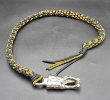 NOVO chicote motociclista motocicleta get back 34" paracord preto e amarelo comprar usado NOVO chicote motociclista motocicleta get back 34" paracord preto e amarelo comprar usado  Enviando para Brazil