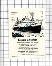 Irish coast ship for sale  SHILDON