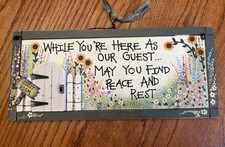 Wood guest inviting for sale  Crawfordsville