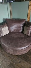 Chocolate brown seater for sale  HAVERHILL