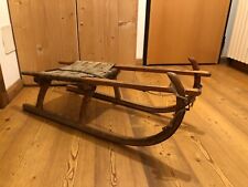 Slittino vintage legno usato  Cortina d'Ampezzo