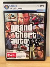Grand Theft Auto 4 GTA IV PC DVD jogo Windows completo com manuais e mapa, usado comprar usado  Enviando para Brazil