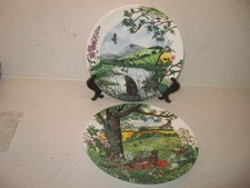 Country panorama plates for sale  WELLINGBOROUGH