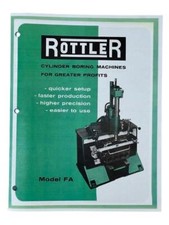 Rottler model series for sale  Meyersdale
