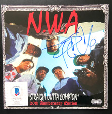 ICE CUBE ASSINADO STRAIGHT OUTTA COMPTON 20º ANIVERSÁRIO NWA VINIL RAPPER BAS comprar usado  Enviando para Brazil