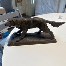 Bronzeskulptur jagdhund jagdsz gebraucht kaufen  Wesel