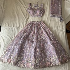 Lavender bloom lehenga for sale  LEICESTER