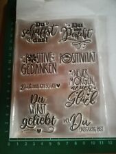 Clearstamps deutsche worte gebraucht kaufen  Deutschland