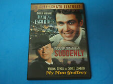 Made For Each Other / Suddenly / My Man Godfrey DVD Triple Feature comprar usado  Enviando para Brazil