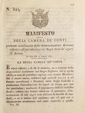 Manifesto regia camera usato  Vimodrone