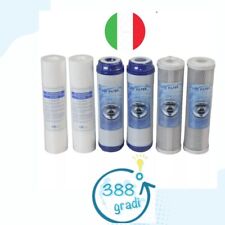 KIT 6 FILTRI CARTUCCE ( 2 SET ) DEPURATORE ACQUA FILTRAZIONE CARBONI UDF PP 5μm comprar usado  Enviando para Brazil