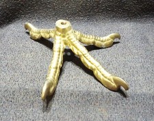 BASE DE LÂMPADA DE PÉ DE PERU BRONZE FUNDIDO, #4029 comprar usado  Enviando para Brazil