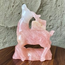 Cerbiatto quarzo rosa usato  Spedire a Italy