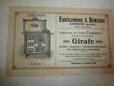 Publicité cuisinière fonte d'occasion  Étain