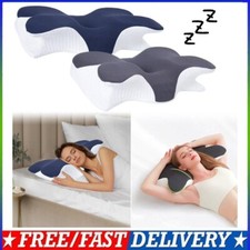Travesseiro ortopédico ergonômico borboleta memória pescoço confortável para dormir comprar usado  Enviando para Brazil