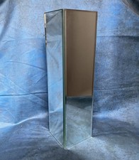 Silver mirrored vase for sale  LONDON