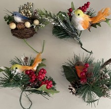 Vintage feather birds for sale  WIGAN