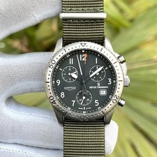 Relógio suíço de quartzo Revue Thommen Air-Speed titânio cronógrafo safira 16001.9 comprar usado  Enviando para Brazil