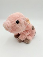 Leitão rosa Hallmark pelúcia bebê porco manchas cinza brinquedo macio animal de fazenda mini 9" comprar usado  Enviando para Brazil