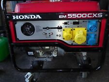 Honda em5500cxs 5.5kw for sale  RUSHDEN