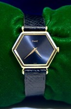 Vintage Unissex Piaget Relógio Manual Hexagonal em Ouro Amarelo 18K Ref.9558, usado comprar usado  Enviando para Brazil