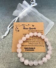 Rose quartz bracelet d'occasion  Expédié en Belgium