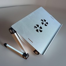 Suporte ajustável para laptop mesa dobrável com refrigeração CPU ventiladores USB suporte para notebook comprar usado  Enviando para Brazil