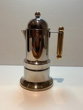 Cafeteira de espresso italiana Vigano Tre Zini TZ 4 18/10 cabo de ouro inox 4 xícaras comprar usado Cafeteira de espresso italiana Vigano Tre Zini TZ 4 18/10 cabo de ouro inox 4 xícaras comprar usado  Enviando para Brazil