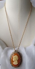 Vintage cameo pendant for sale  UK