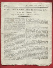 1793 jacobin journal d'occasion  Expédié en Belgium